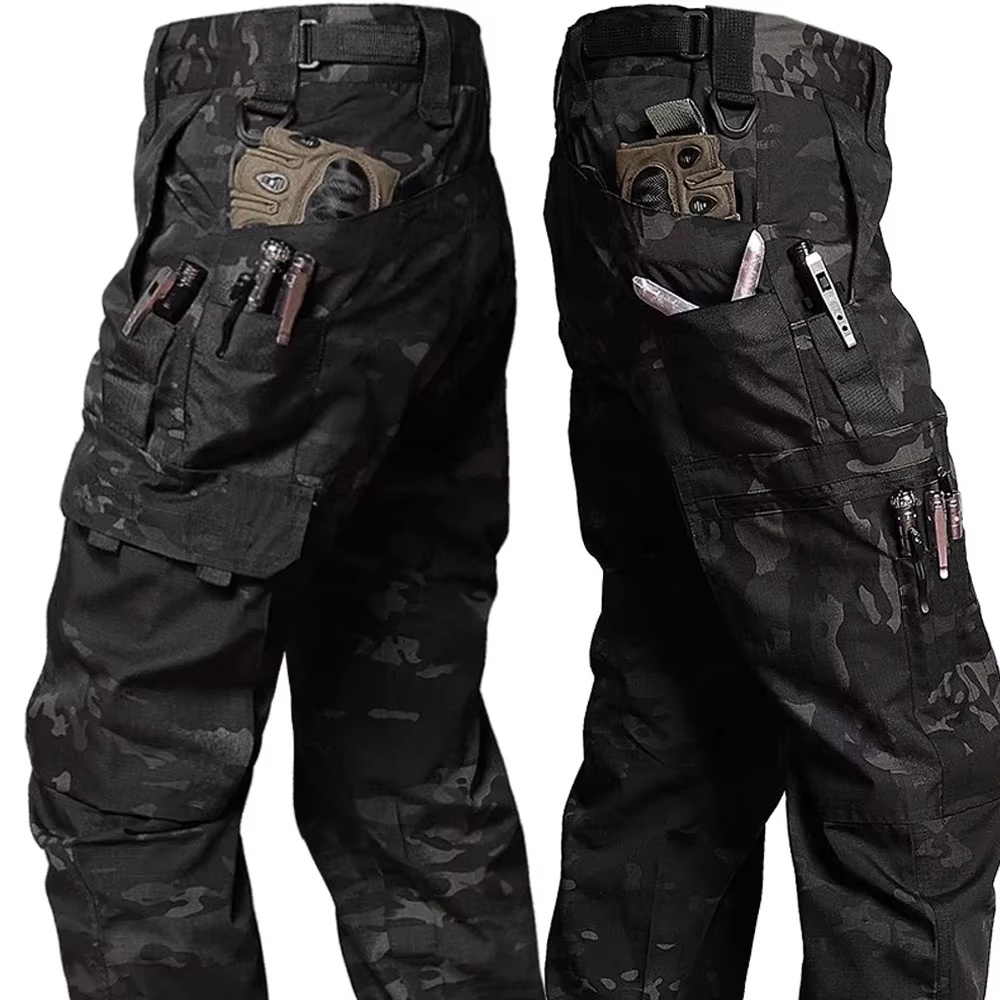Fishing Pants Waterproof - Taktische Hose für Herren, Outdoor-Arbeit, lässige