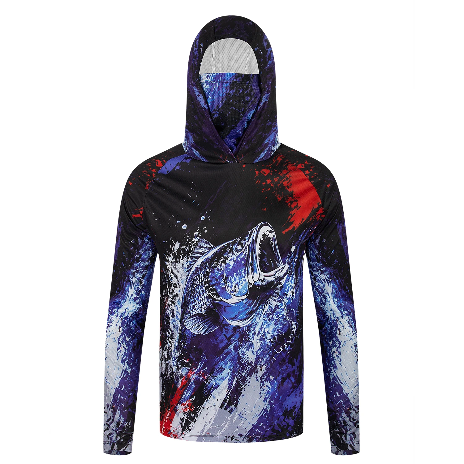Herren-Angelhoodie mit UPF50+  – Fishing Mask Sun Protection Bewertung und Preis